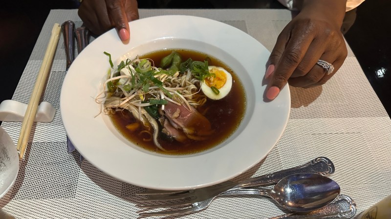Food at the Tokio restaurant