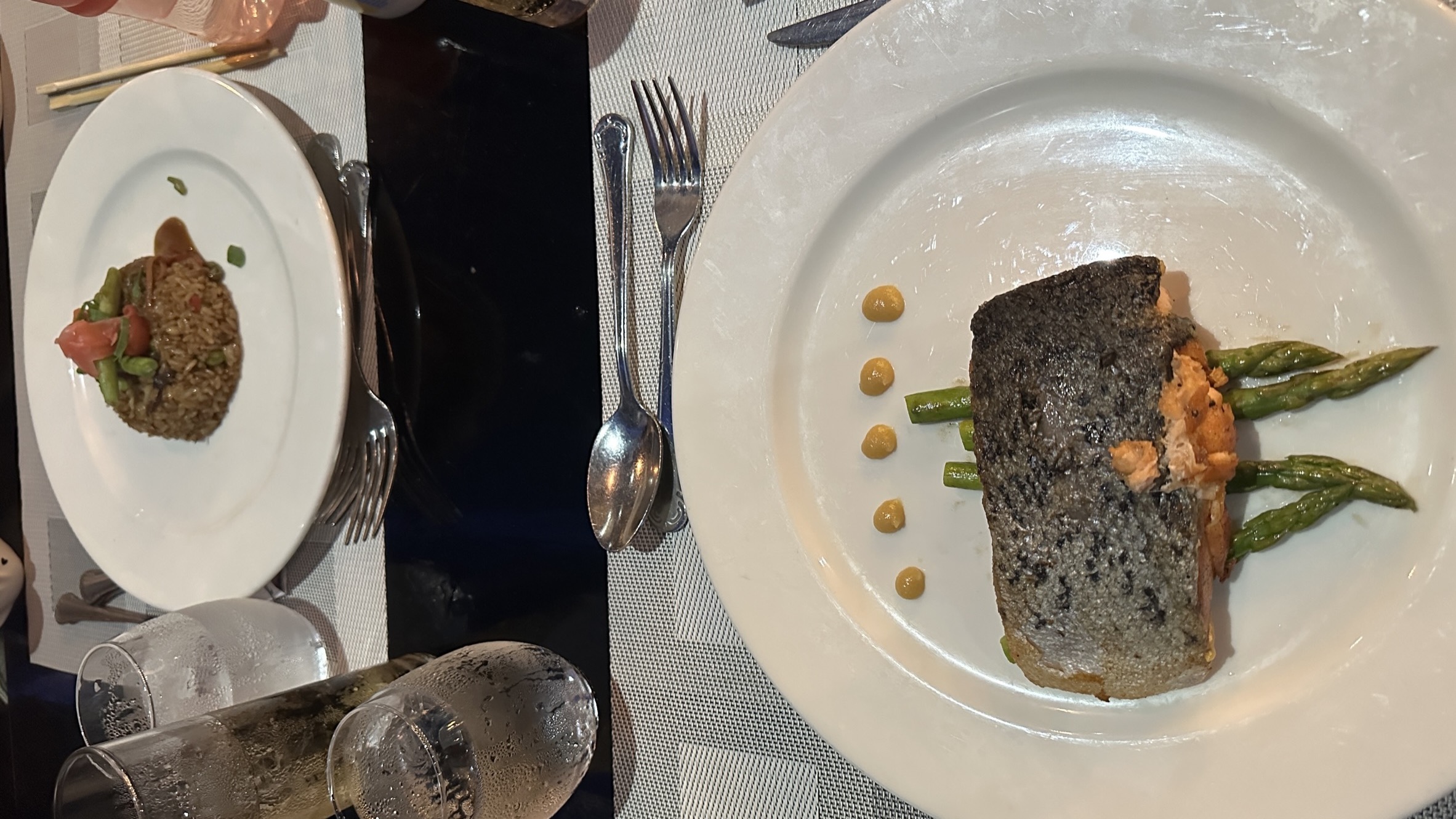 Food at the Tokio restaurant