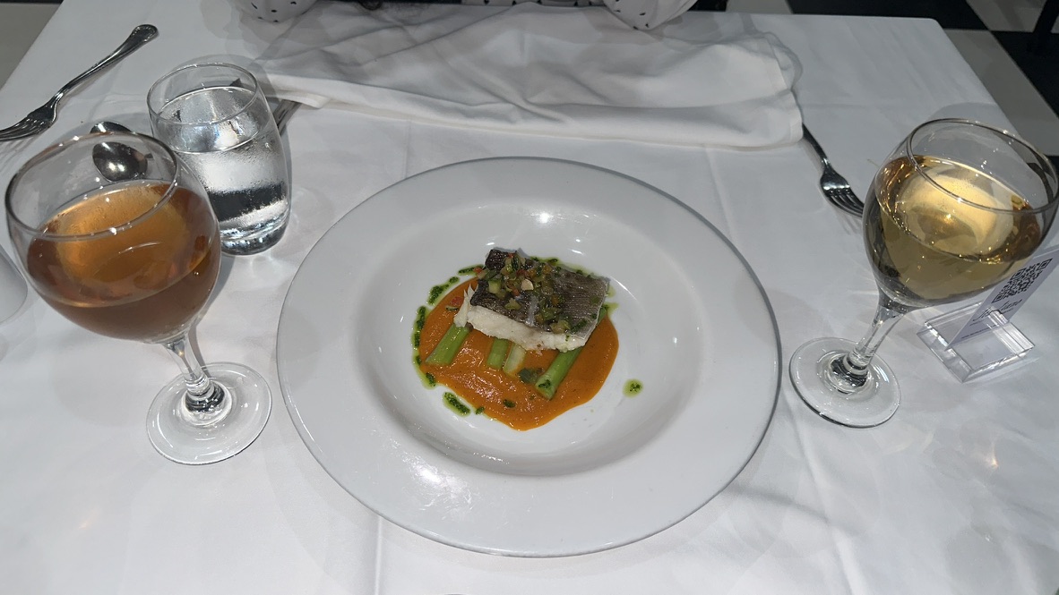 Food at the L'Anfora Italian Restaurant