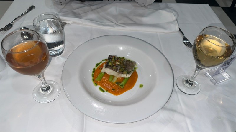 Food at the L'Anfora Italian Restaurant