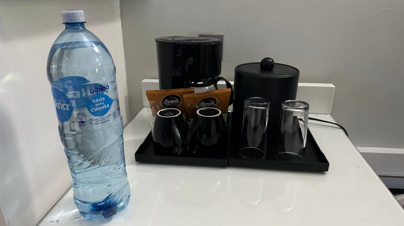 Coffee and teas in the room