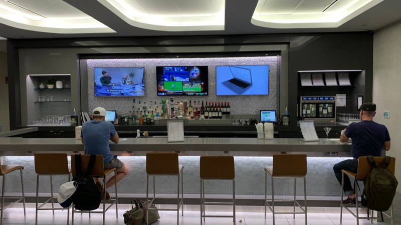 Bar area