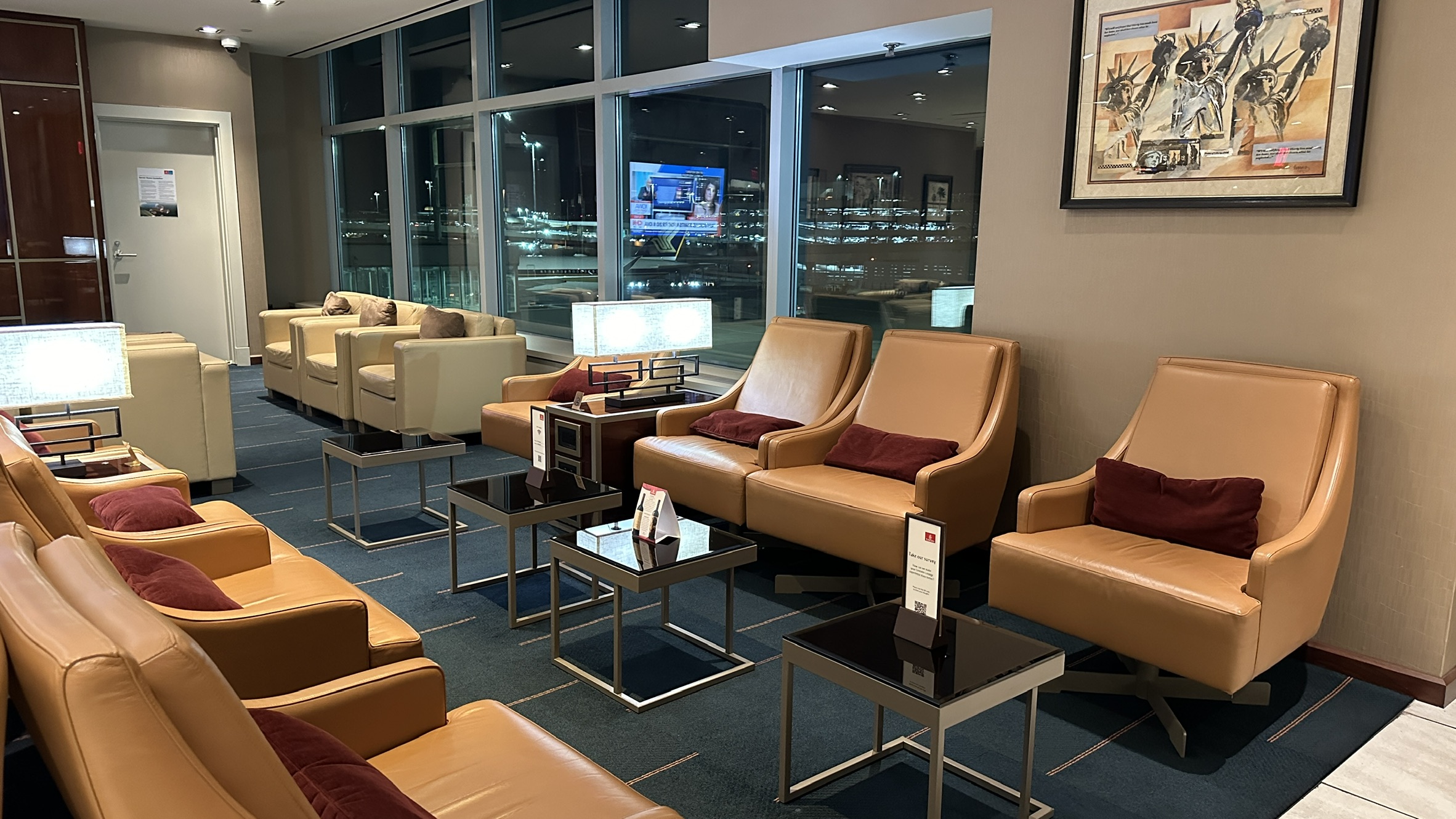 The Emirates Lounge, New York JFK