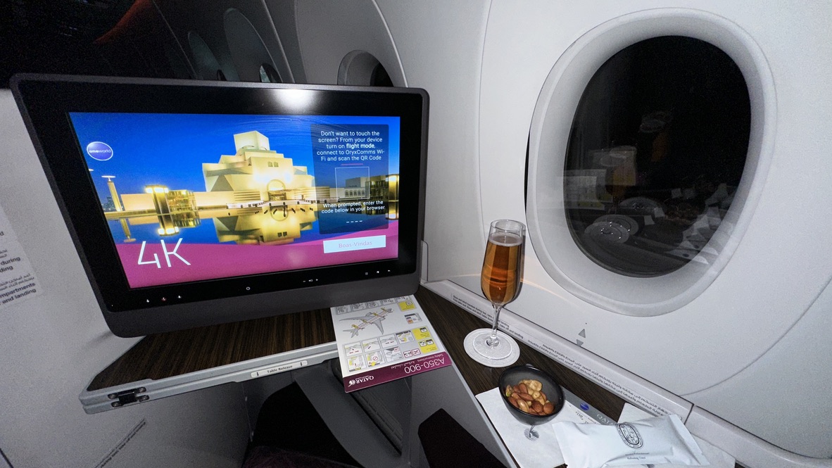 Pre-Departure Beverage and Snacks