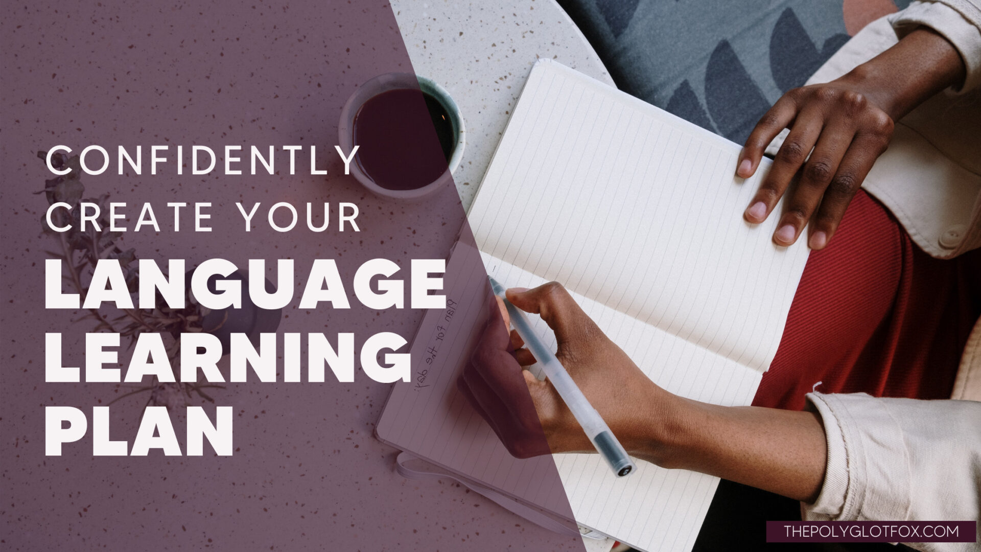 Confidently create your language learning schedule.