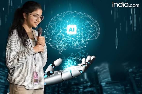 Young founder of Delv AI explaining an AI-powered research platform