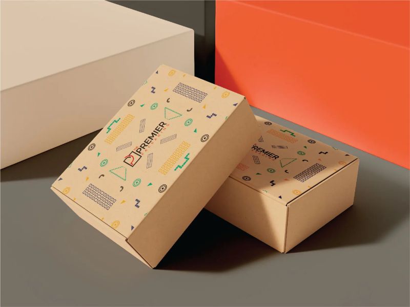 Mailer Box Joyful Packaging - City Texture Collection - 4K Quality