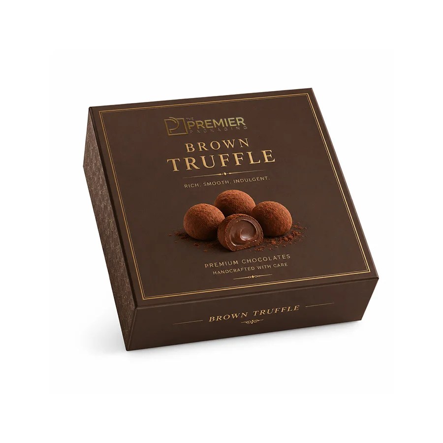 Brown Truffle Boxes
