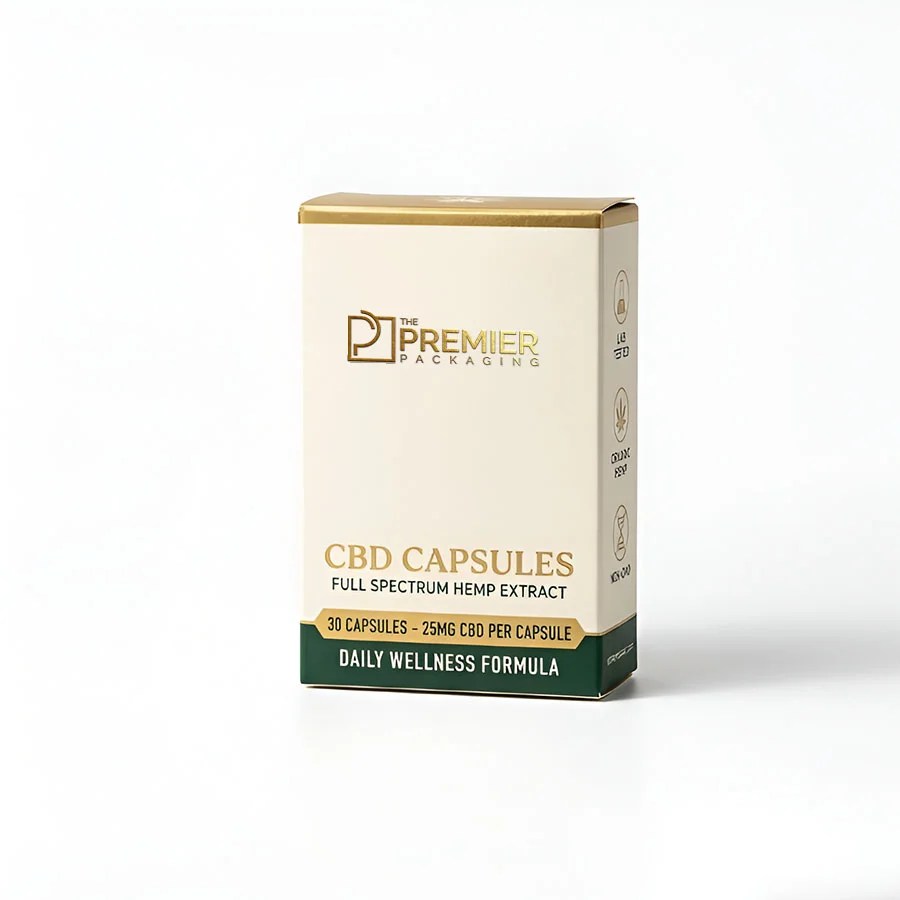 Custom CBD Capsules Boxes