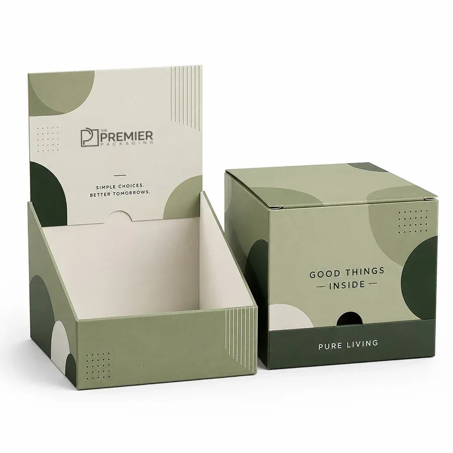 1-2-3 Bottom Display Lid Boxes