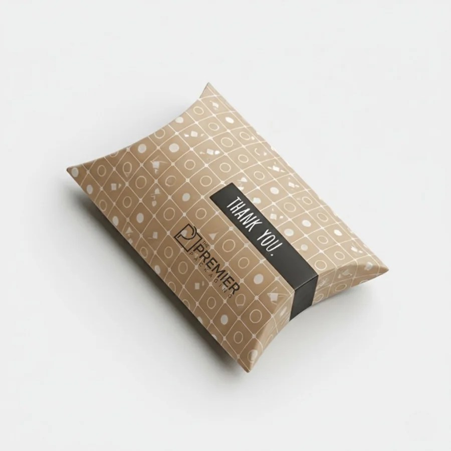 Kraft Paper Pillow Boxes