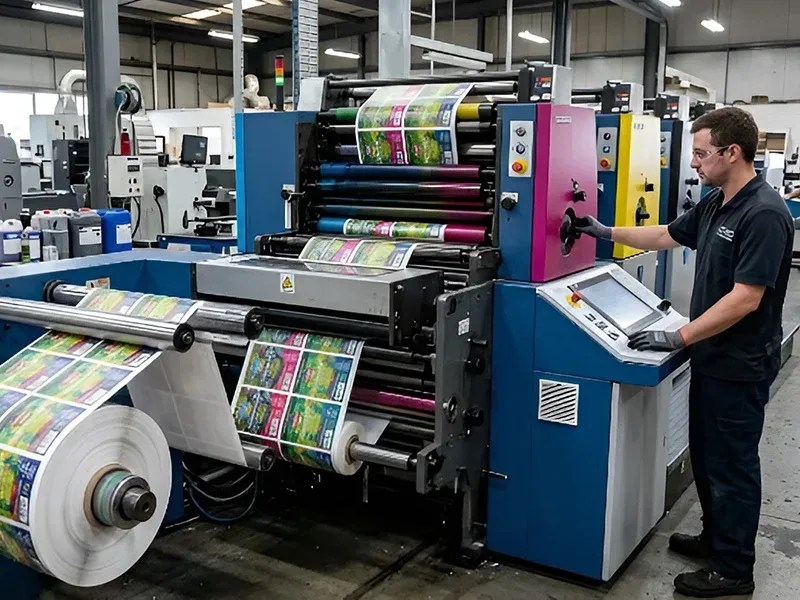 litho label printing