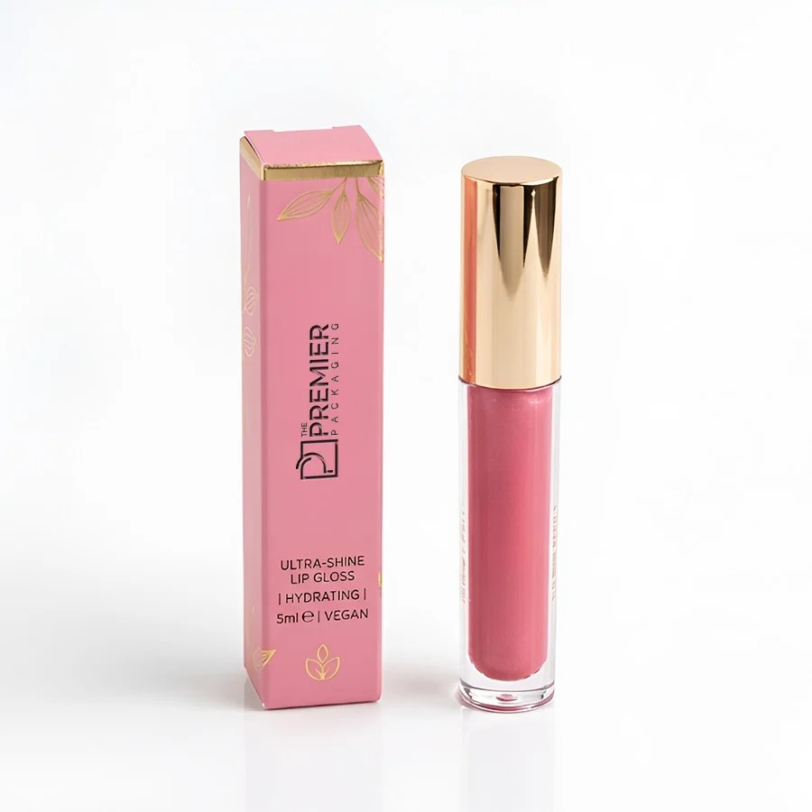 Pink Lip Gloss Boxes