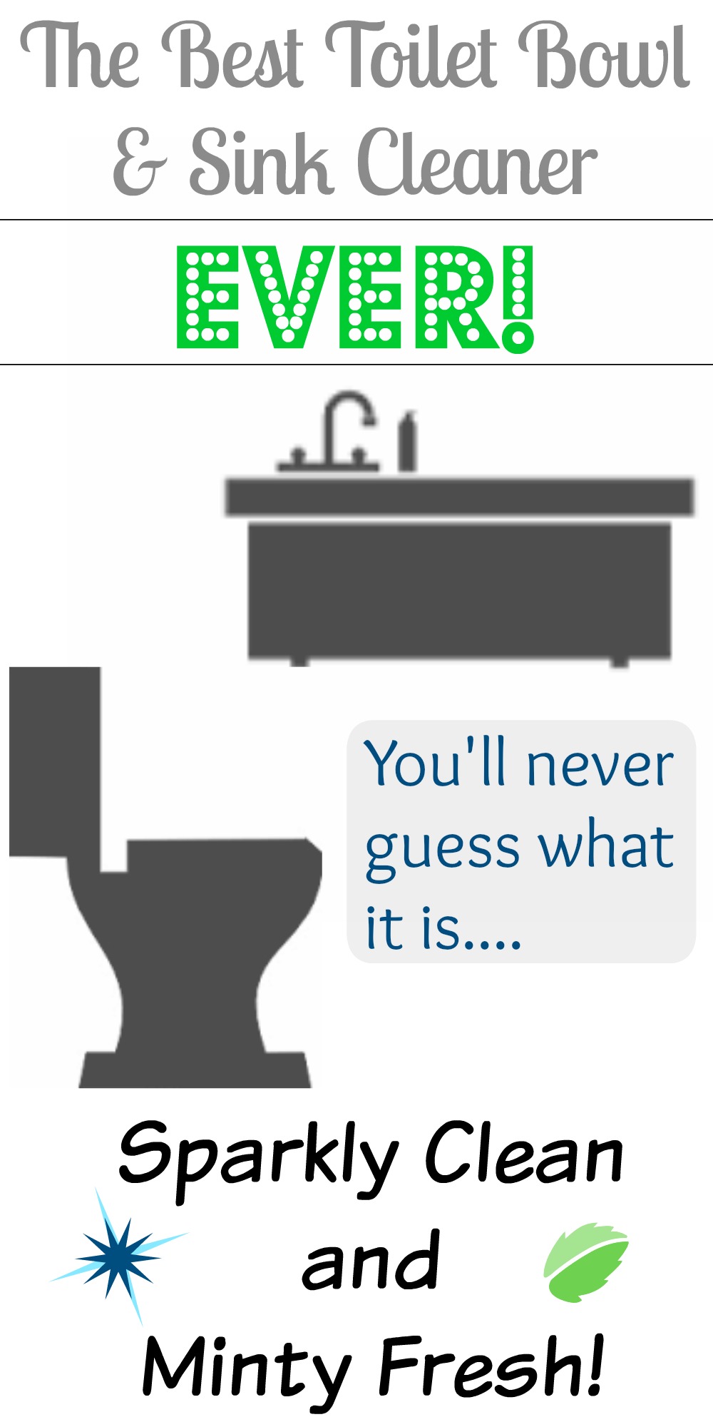 The Best Toilet Bowl & Sink Cleaner EVER!