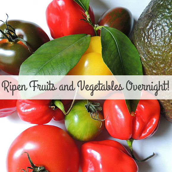 How To Ripen Fruit And Vegetables Overnight!