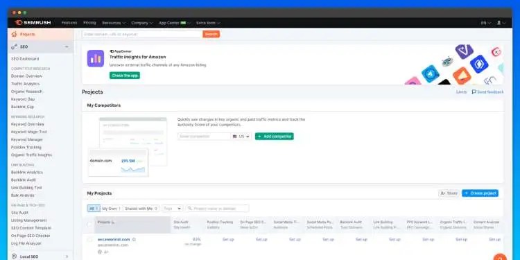 SEMrush overview and explanation