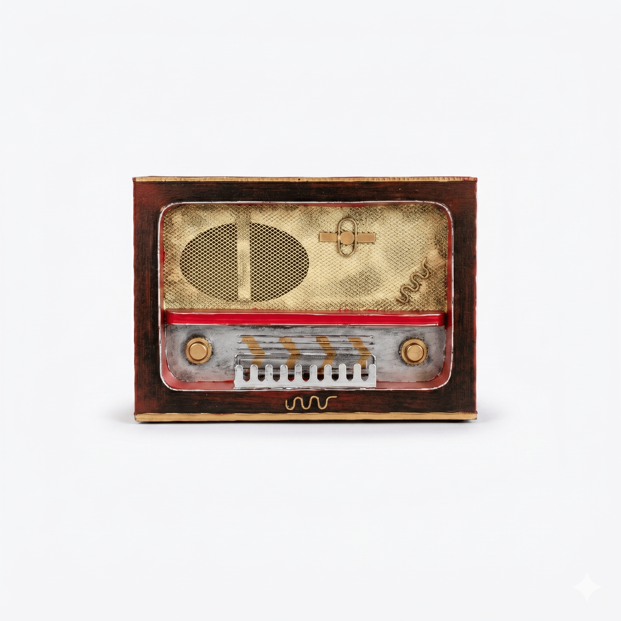VINTAGE METAL RADIO - Image 2