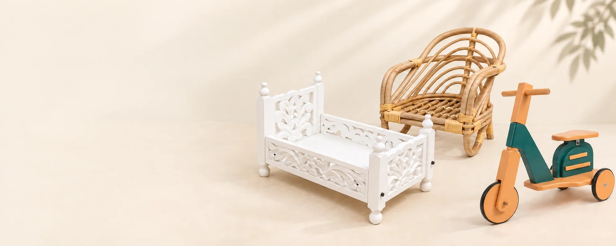 Wooden photography props collection