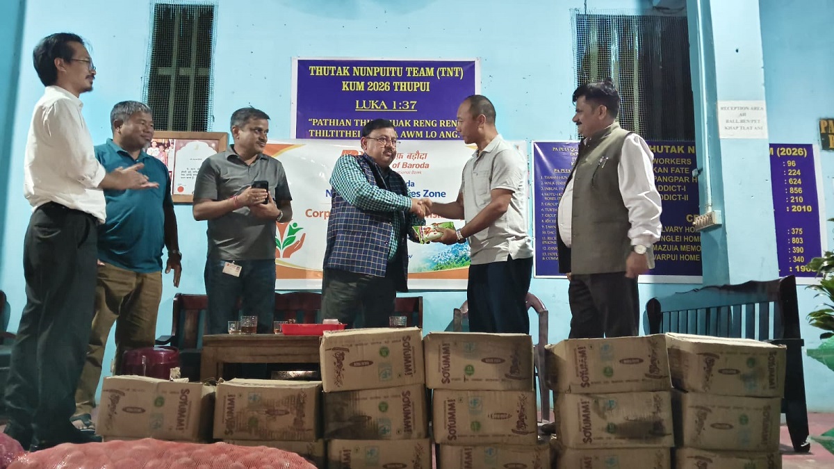 Bank of Baroda extends support to rehabilitation centre in Mizoram