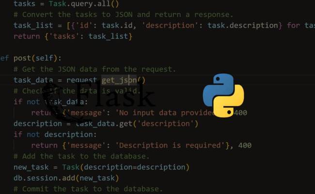 How To Create A RESTful API With Flask In Python - The Python Code