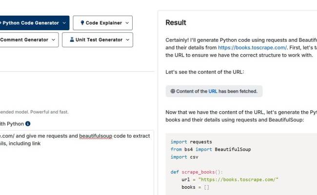 3 Best Online AI Code Generators - The Python Code