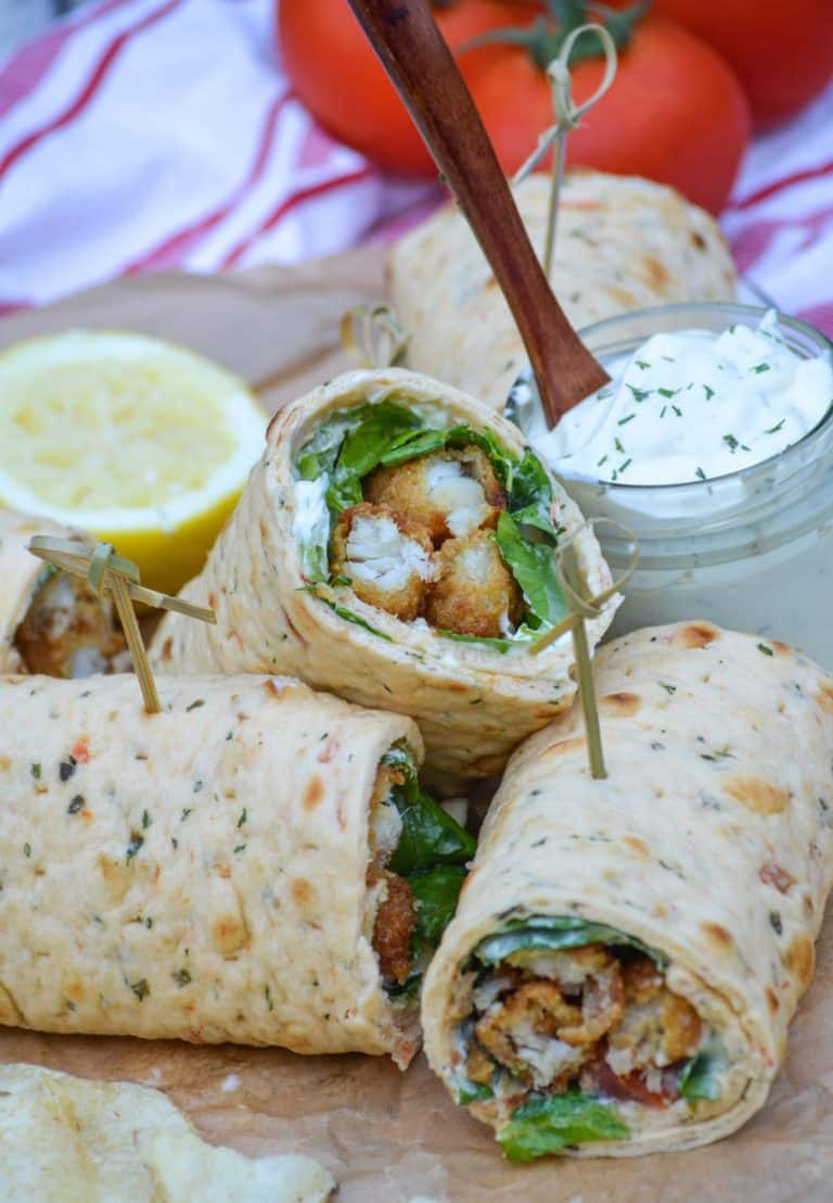 Fish Stick Wraps - The Quicker Kitchen
