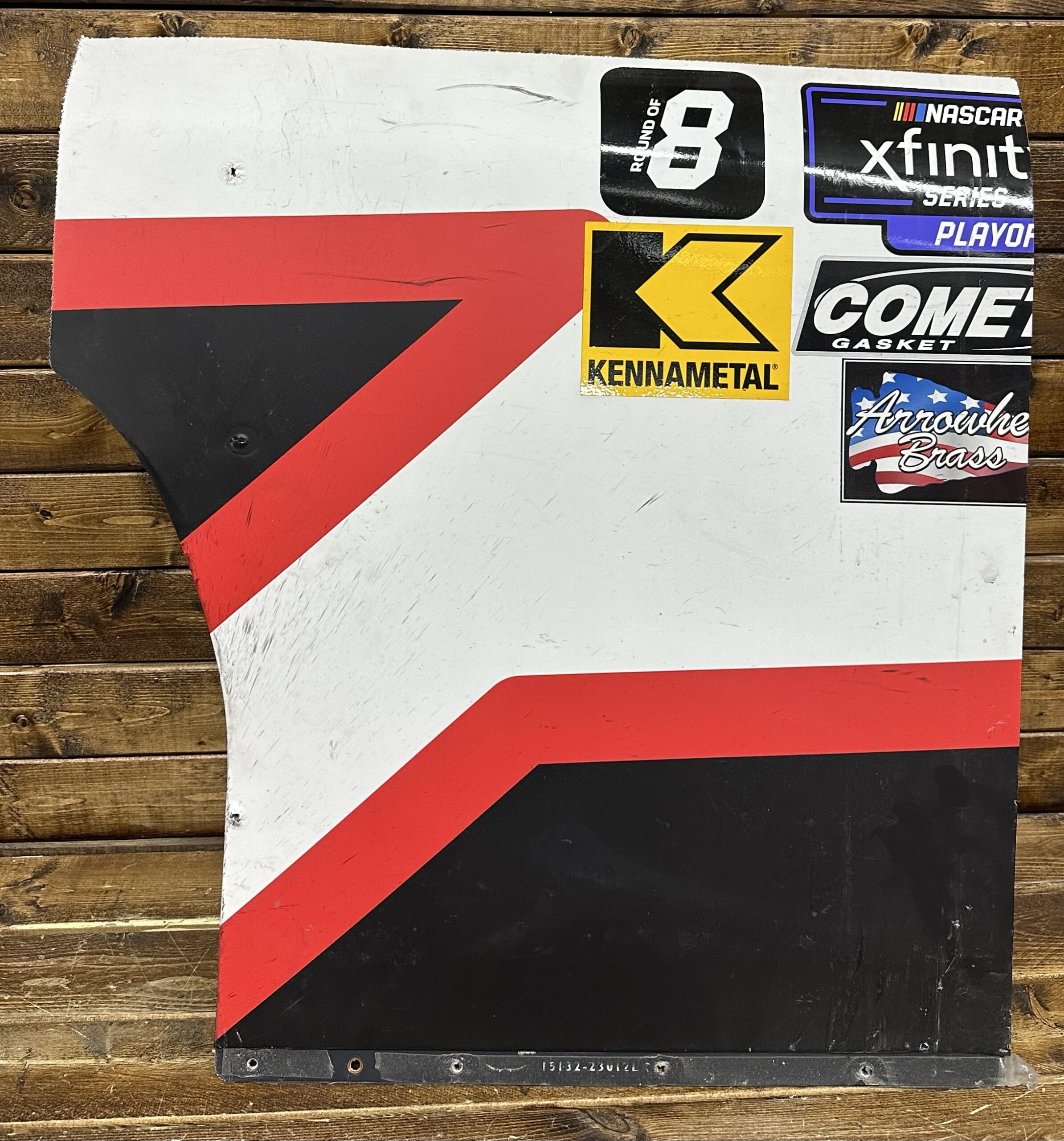 NASCAR #1 Sam Mayer 2024 Race Used Contingency Panel- Round of 8/Las Vegas