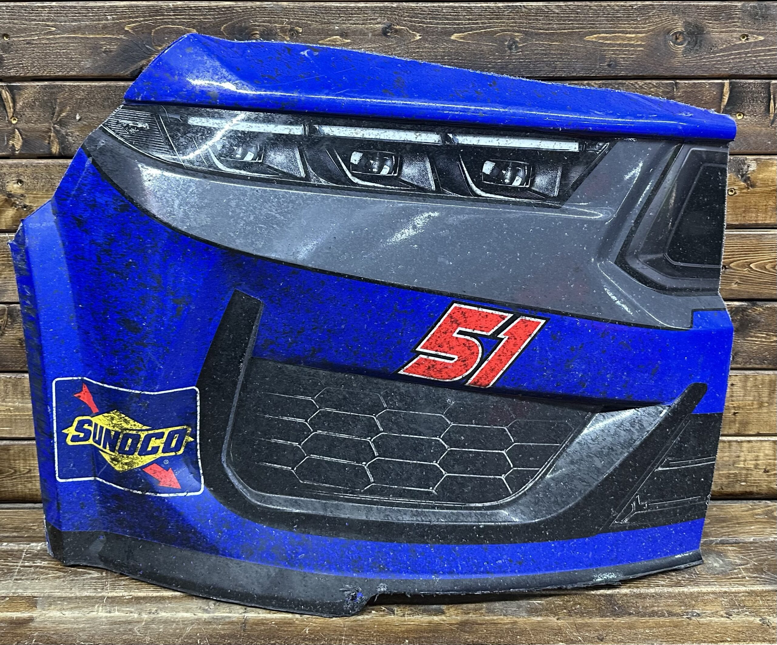 NASCAR #51 Justin Haley 2024 Race Used Corner Nose Rick Ware Racing