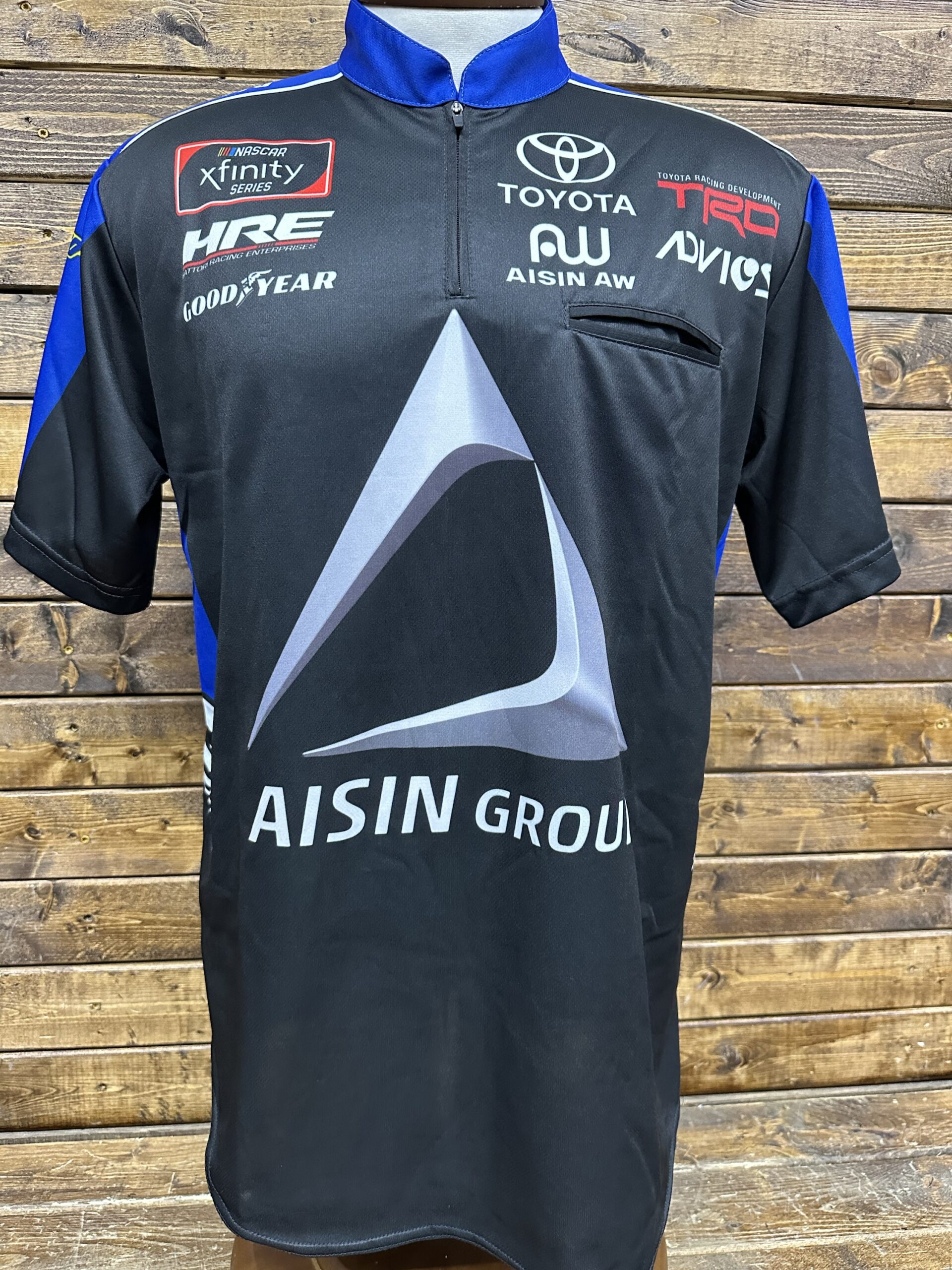 NASCAR Hattori Racing AISIN Group Team Issued Crew Shirt MEDIUM