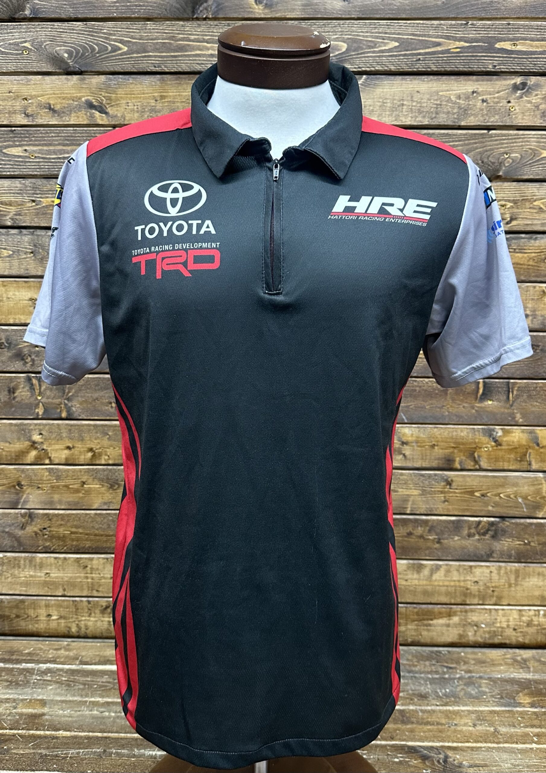 NASCAR Hattori Racing Team Issued Race Used Crew Shirt Large