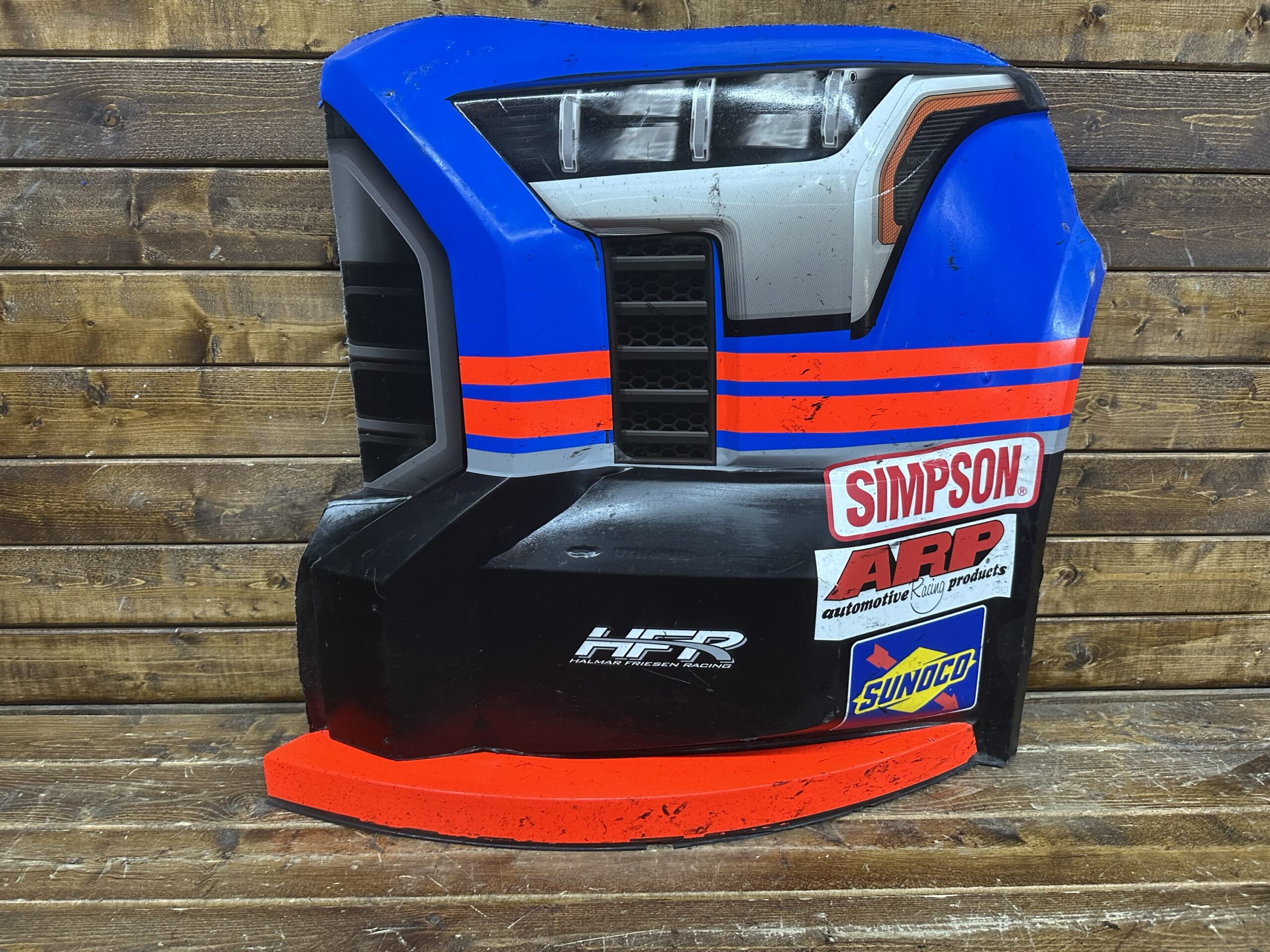 NASCAR #52 Stewart Friesen 2025 Halmar Race Used Corner Nose