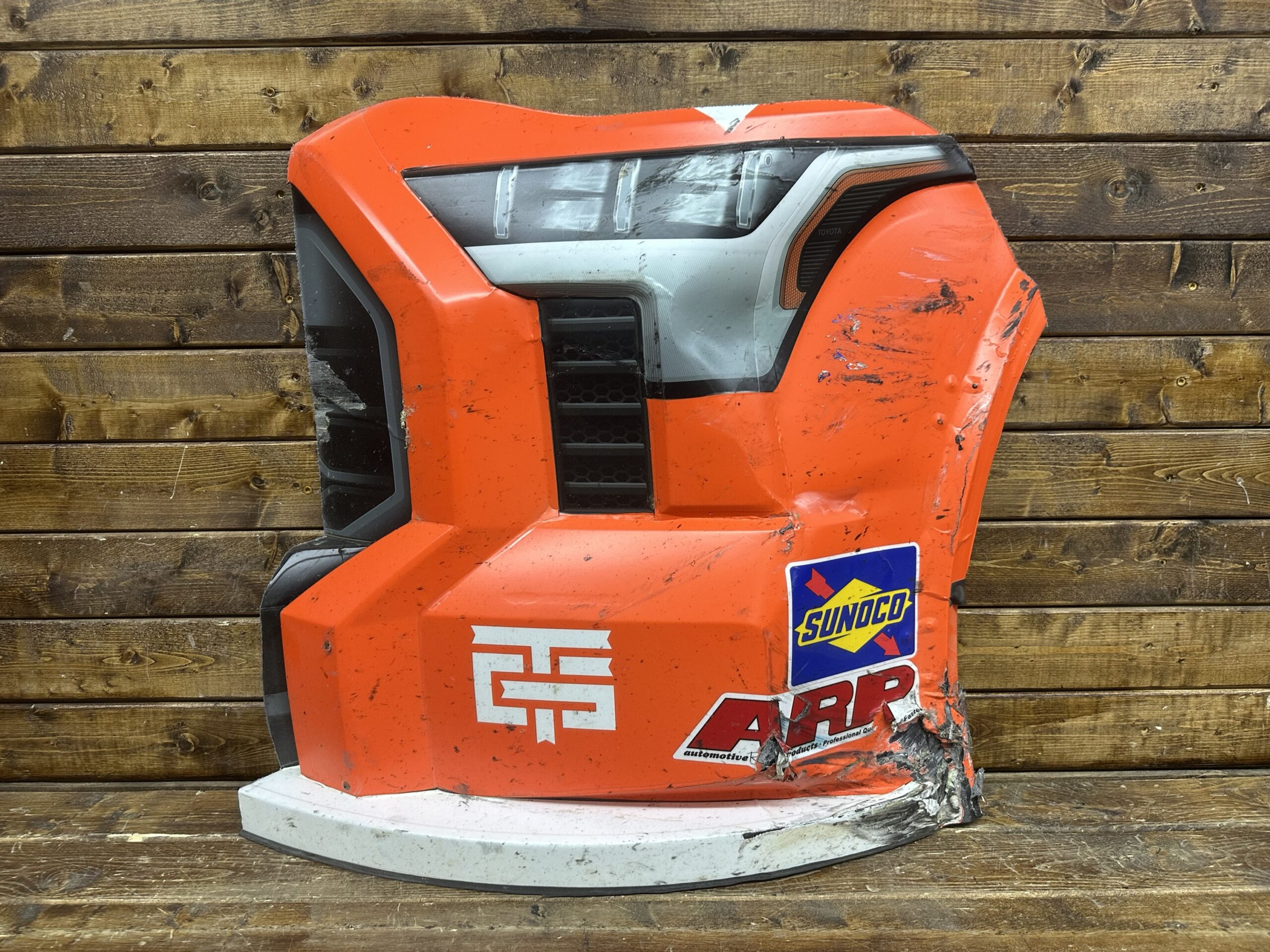 NASCAR #17 Giovanni Ruggiero 2025 Race Used TriCon Garage Corner Nose