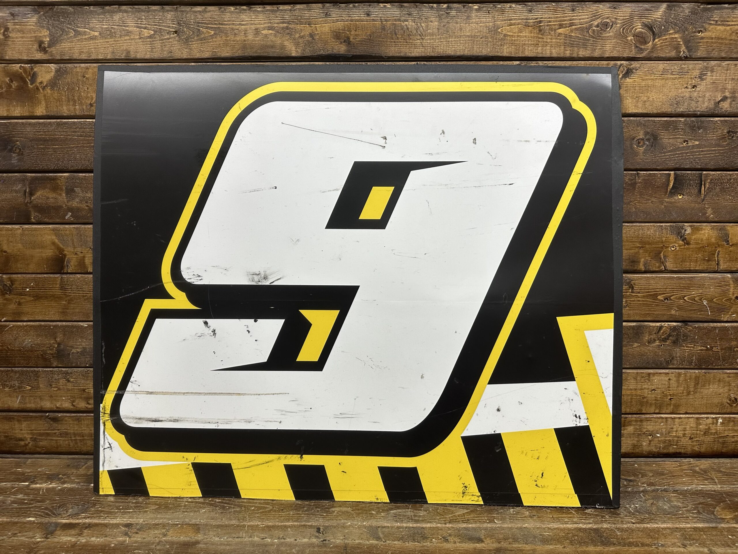 NASCAR #9 Grant Enfinger 2025 Champion CR7 Race Used Door Panel