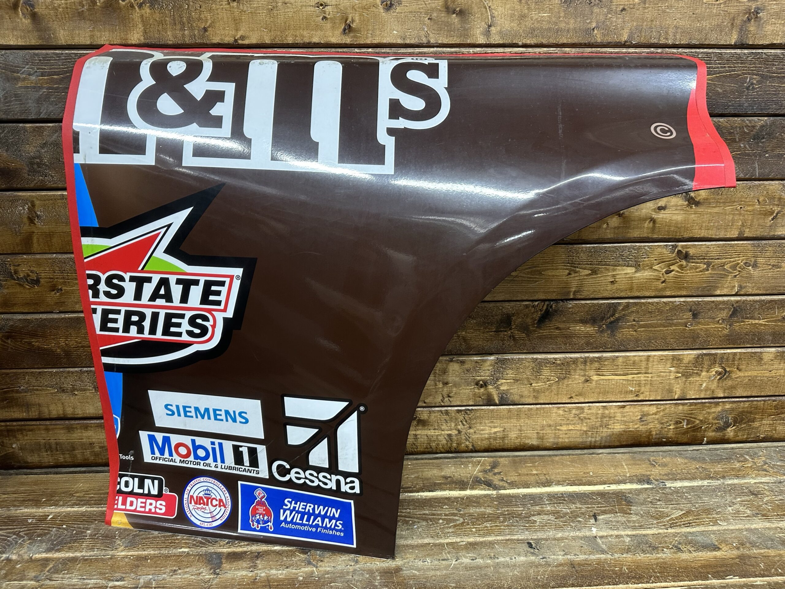 NASCAR #18 Kyle Busch M&M’s SHOW CAR Qtr Panel
