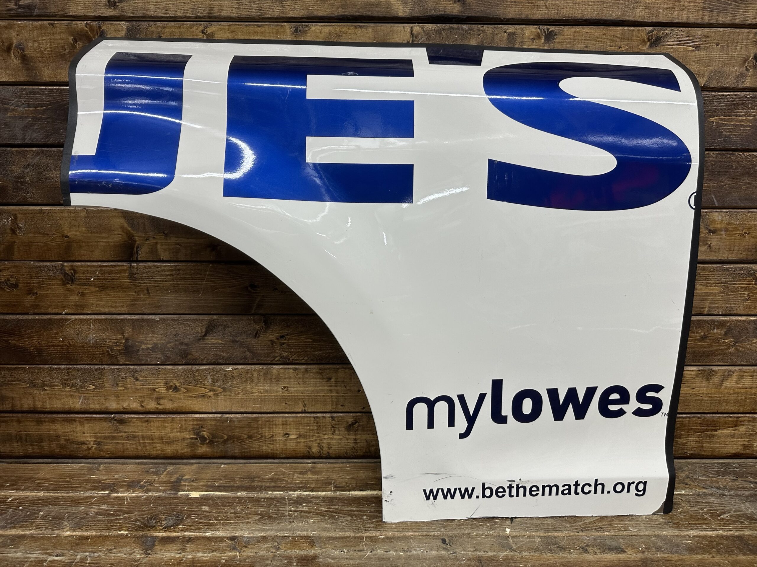 NASCAR #48 Jimmie Johnson Lowe’s SHOW CAR Qtr Panel