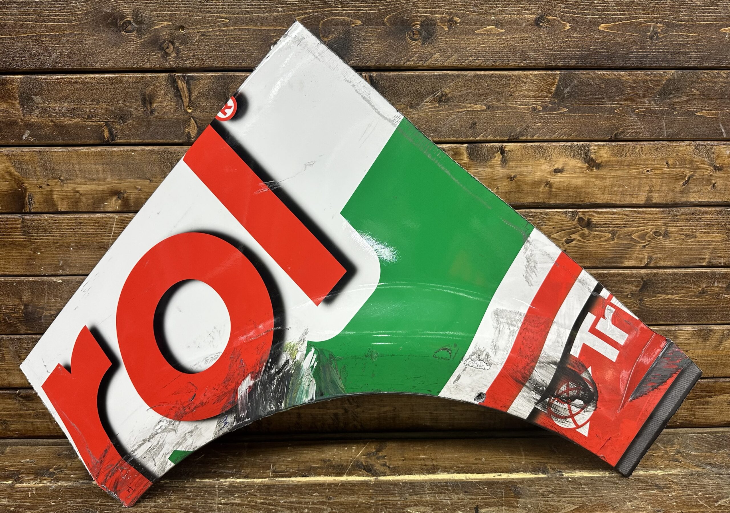 NASCAR #6 Brad Keselowski 2025 CASTROL Race Used QTR Panel RFK
