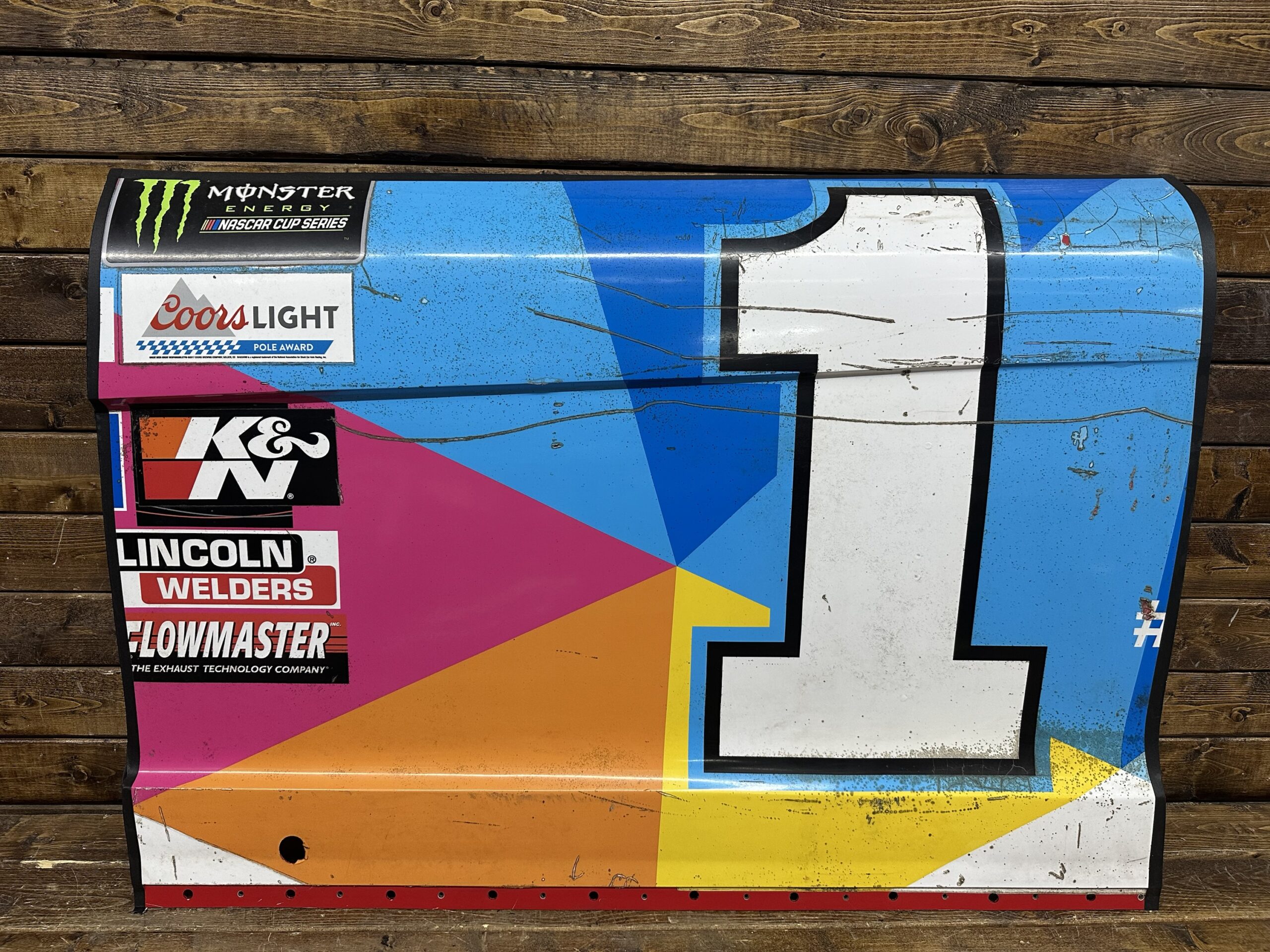 NASCAR #1 Jamie McMurray 2017 SHOW CAR Door Panel Florida Hospital Scheme Ganassi