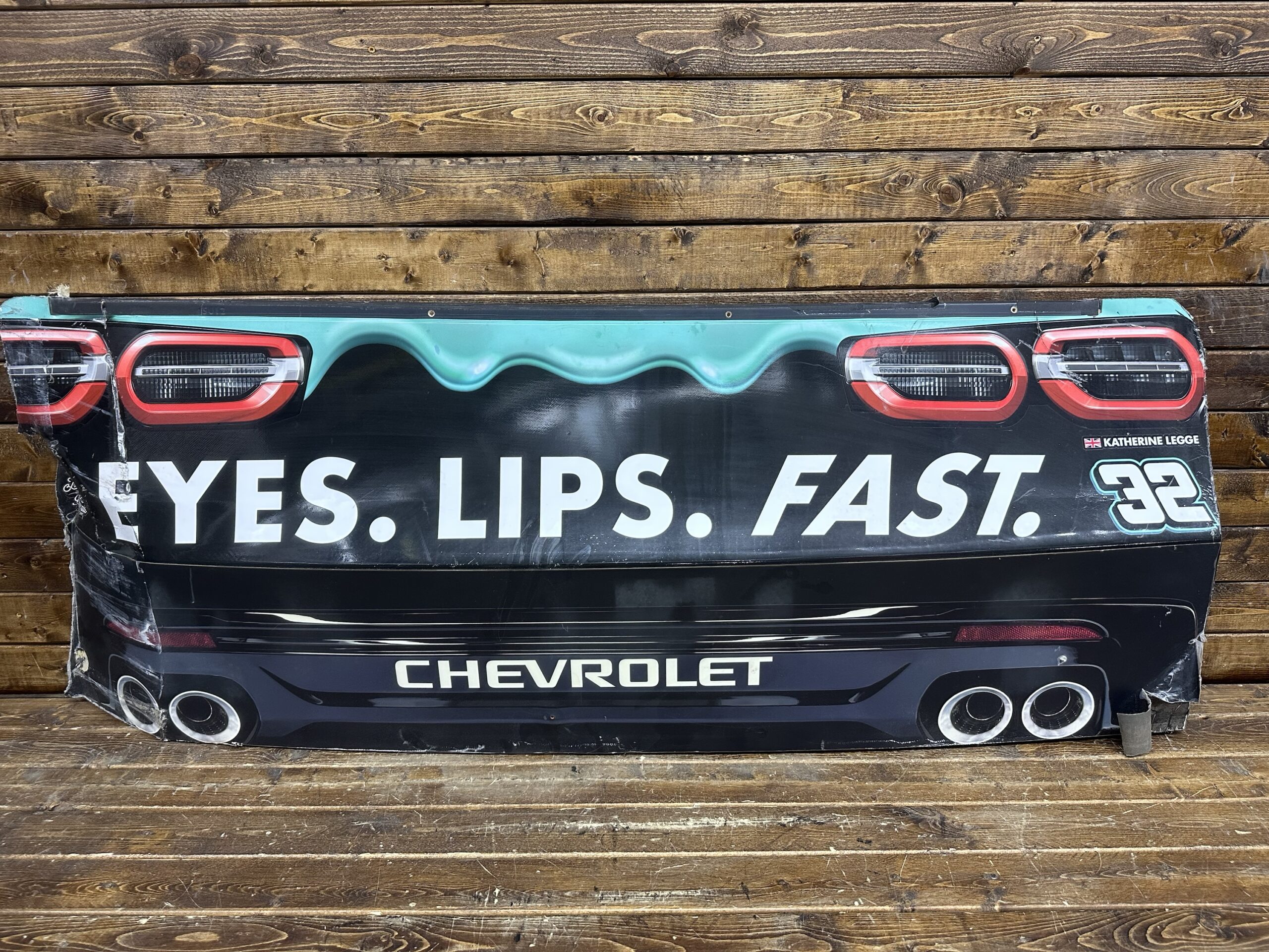 NASCAR #32 Katherine Legge 2025 Talladega ELF Rear Bumper
