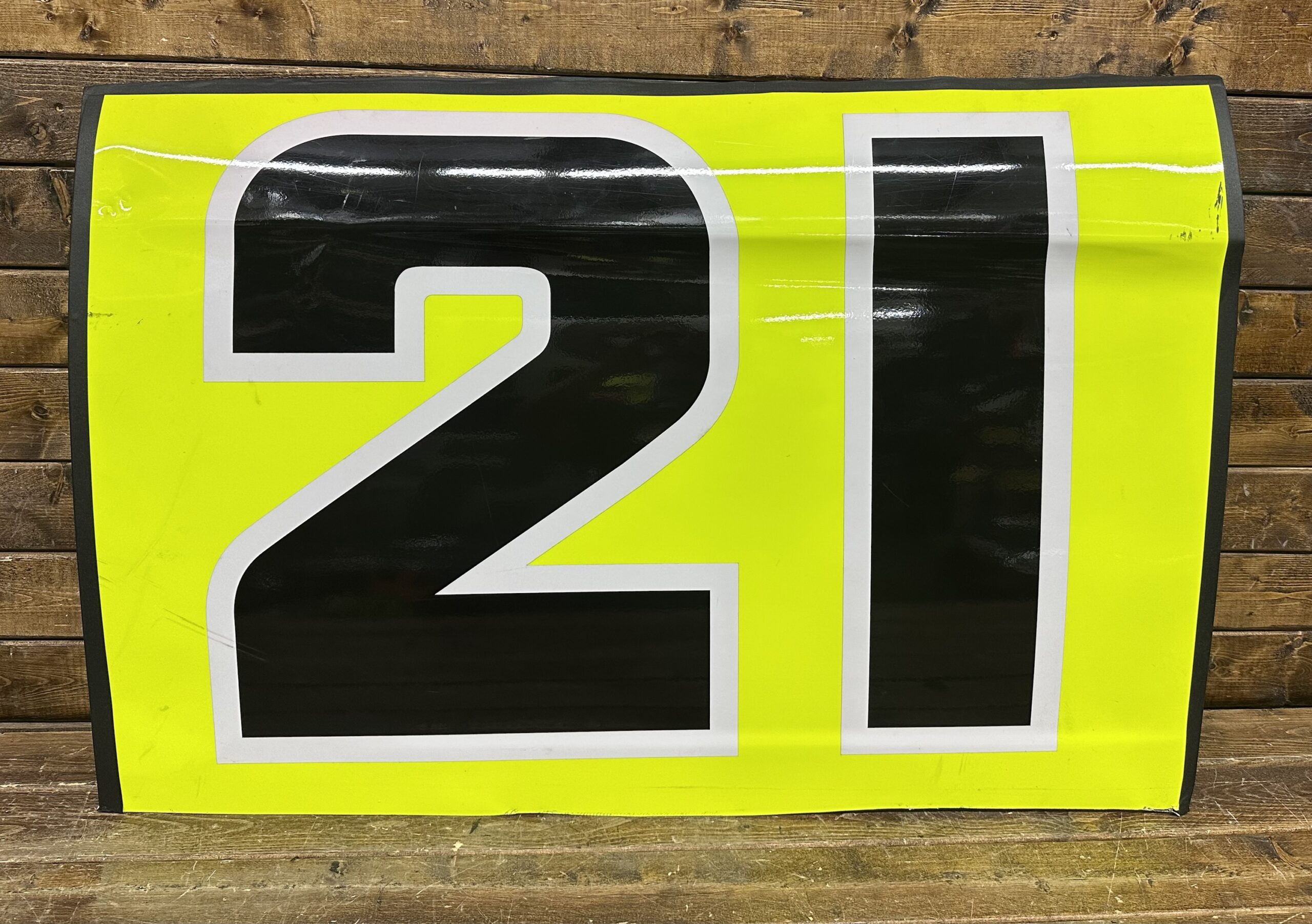 NASCAR #21 Matt DiBenedetto 2021 SHOW CAR Door Panel Wood Brothers
