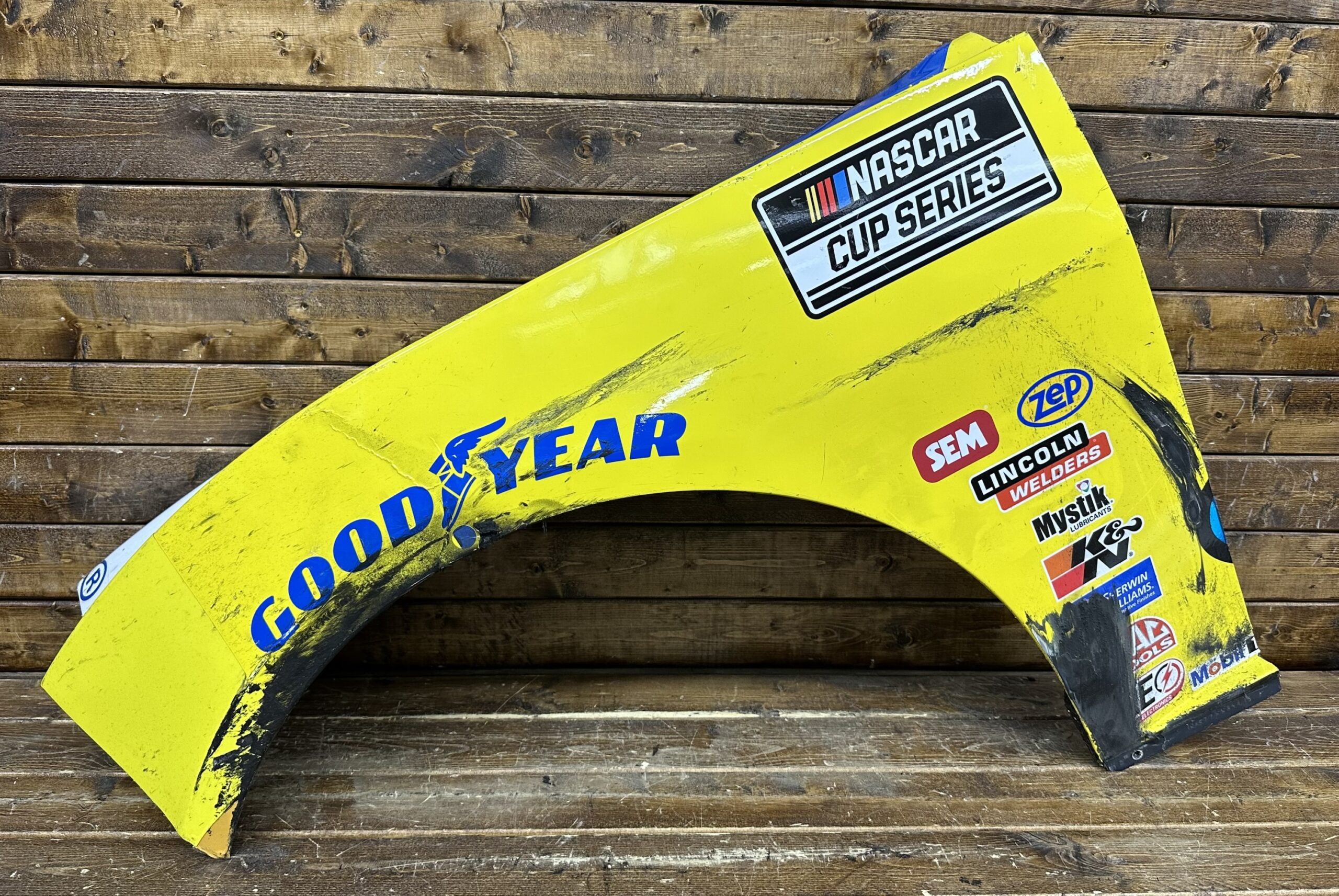NASCAR #38 Zane Smith 2025 Michigan Race Used Contingency Panel FRM