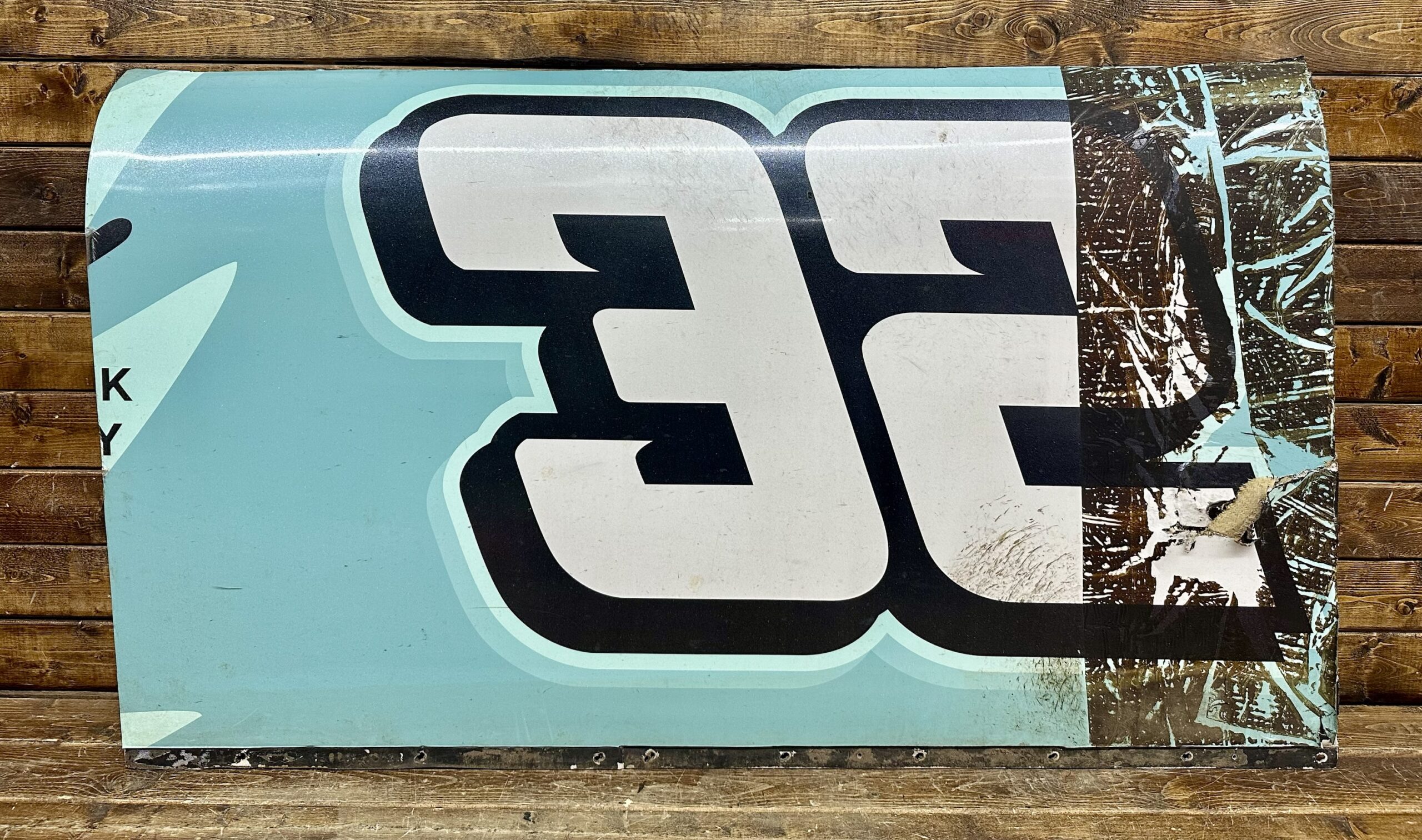 NASCAR #32 Katherine Legge 2025 Desnuda Tequila Race Used Door Panel