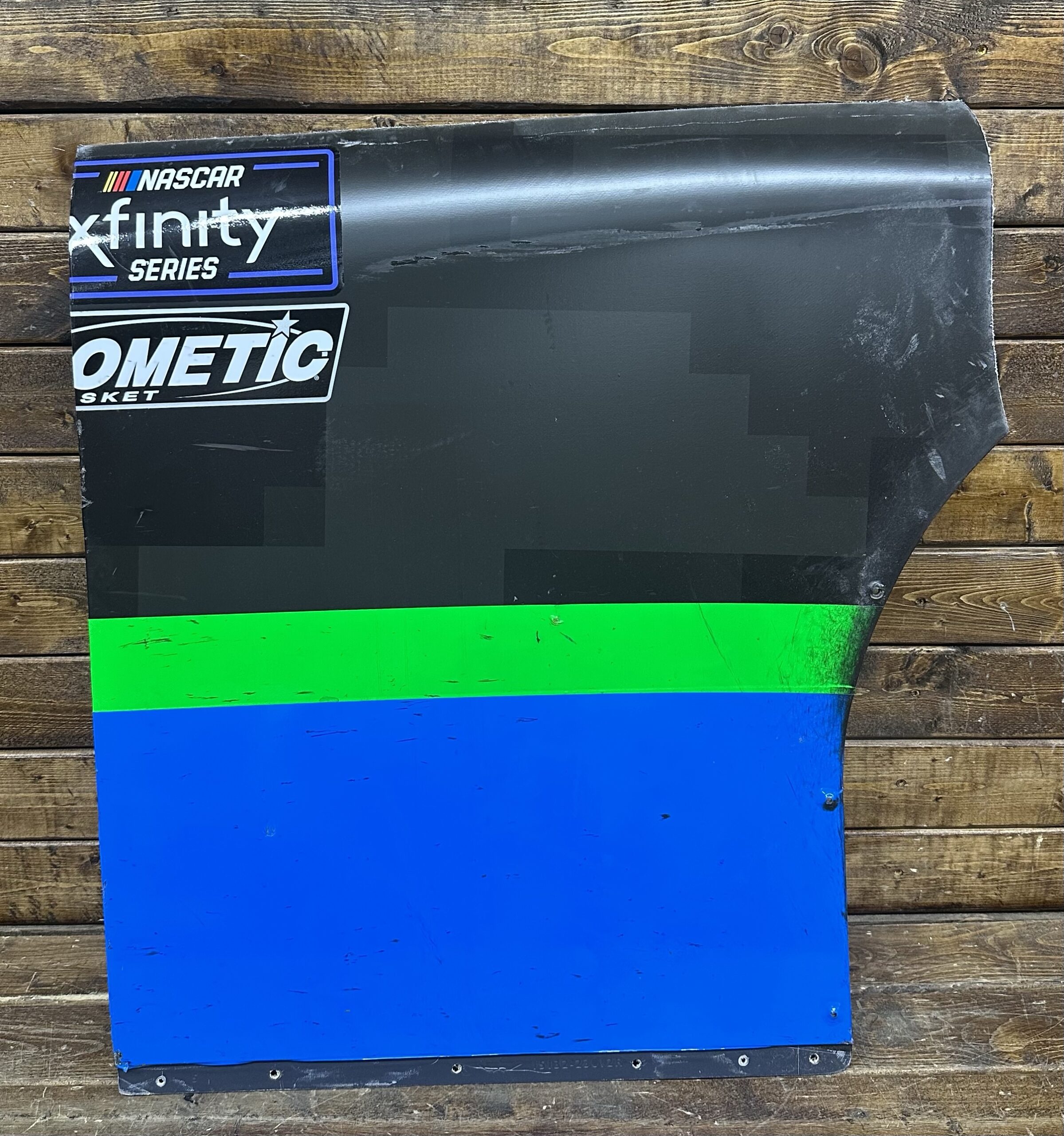 NASCAR #27 Jeb Burton 2025 Bristol Race Used Contingency Panel JAR