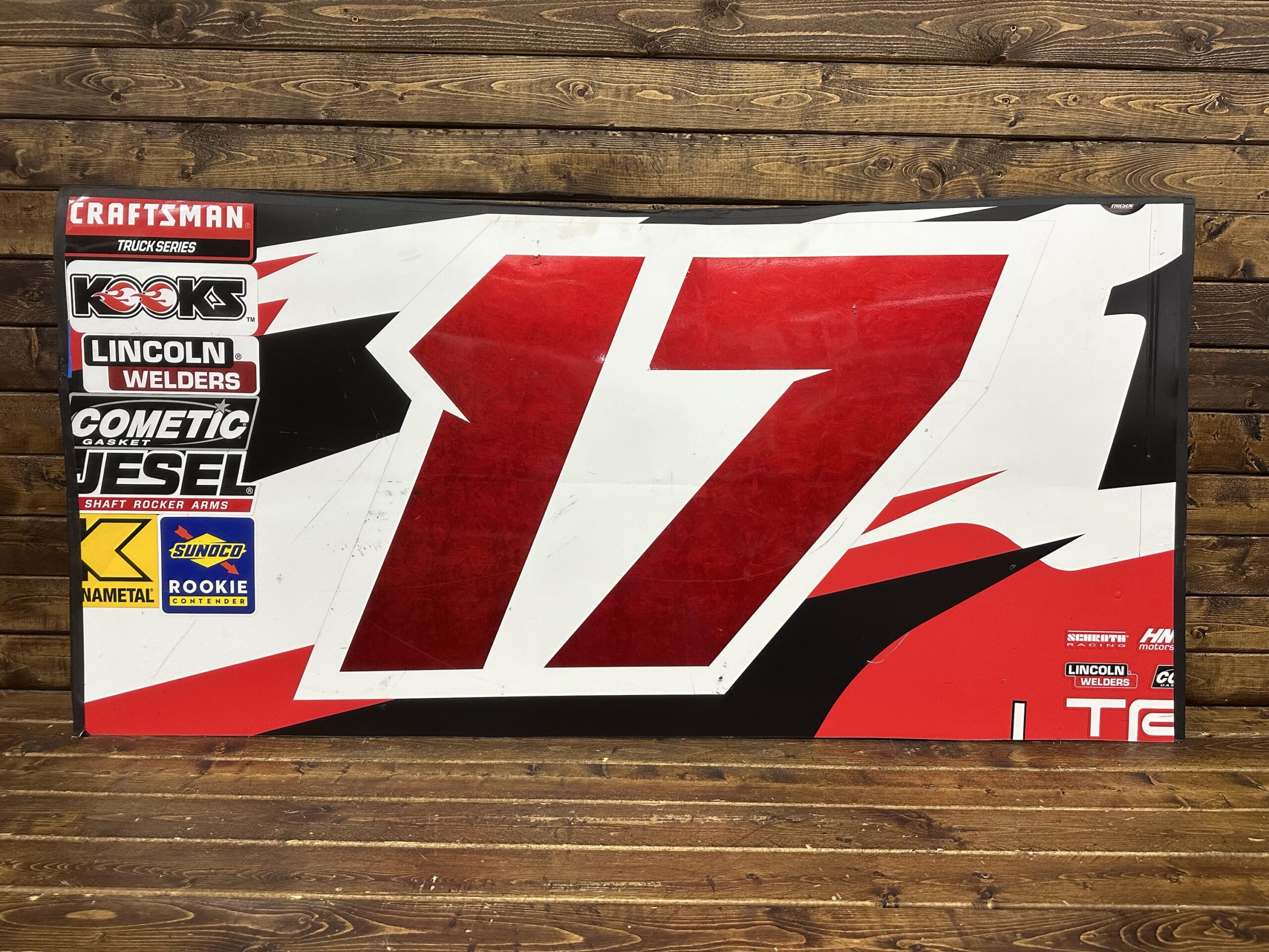 NASCAR #17 Gio Ruggiero 2025 TriCon Garage Race Used Door Panel