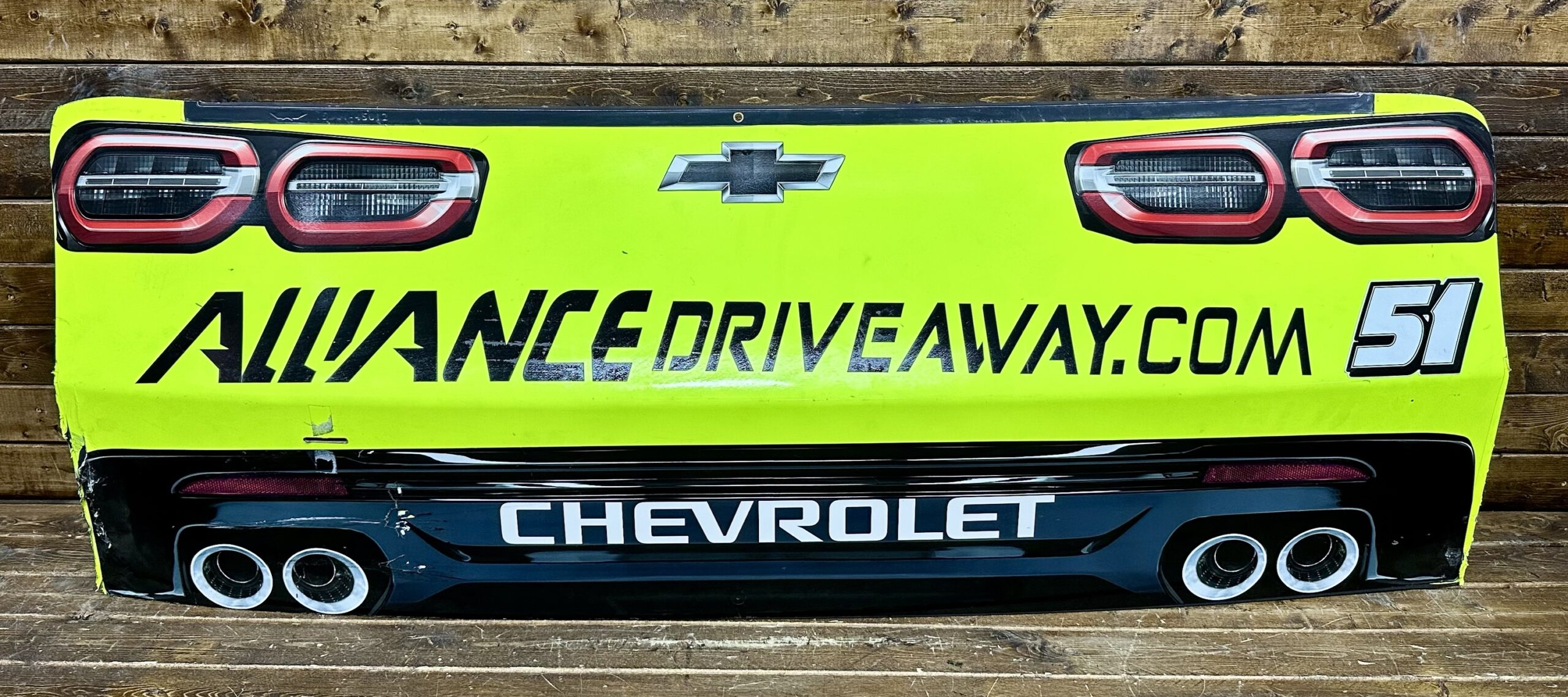 NASCAR #51 Jeremy Clements Alliance JCR Race Used Rear Bumper