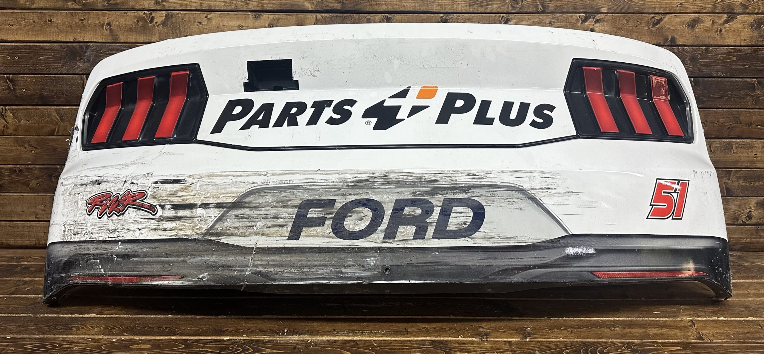 NASCAR #51 Cody Ware 2025 Race Used Parts Plus Rear Bumper