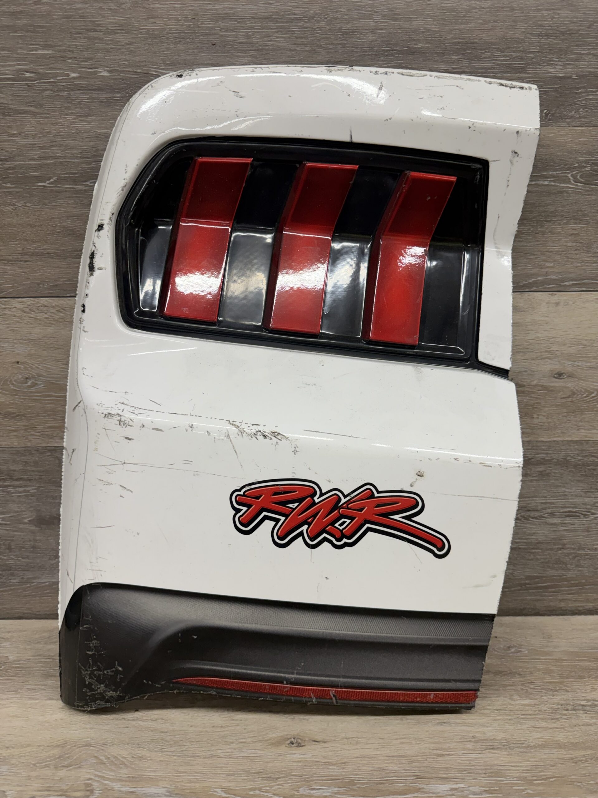NASCAR Rick Ware Racing Race Used Rear Bumper Small