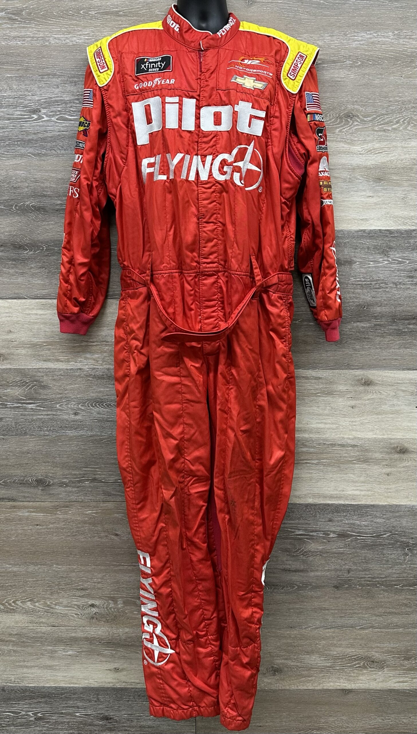 NASCAR Simpson JRM Race Used 1pc Fire Suit SFI Rated 3-2A/1 Size C46-W38-L30