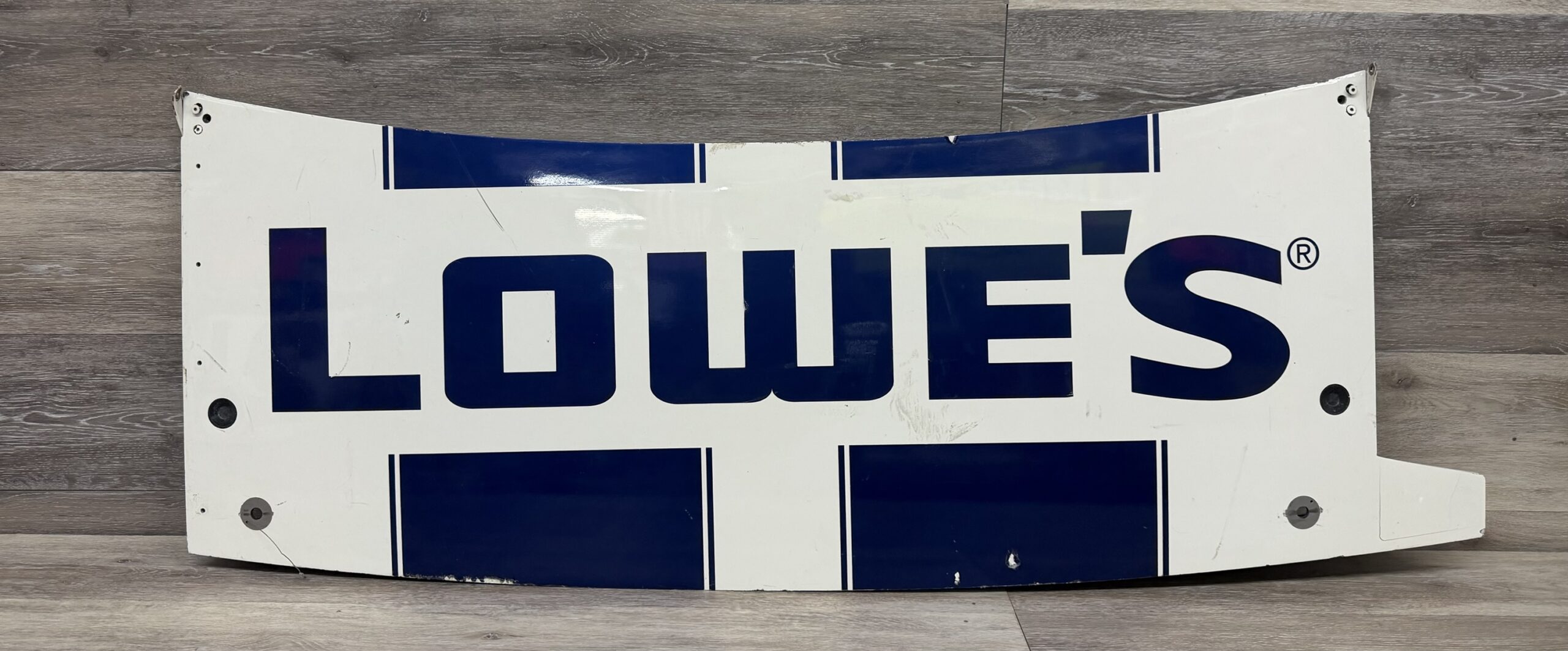 NASCAR #48 Jimmie Johnson Race Used White Lightning Decklid- Hendrick Motorsports