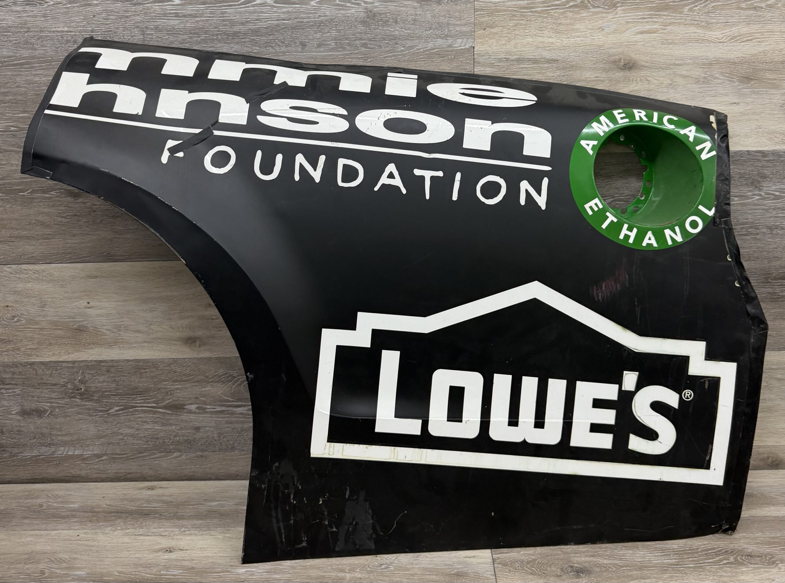NASCAR #48 Jimmie Johnson 2026 Race Used Lowe’s JJ Foundation Qtr. Panel- Pocono