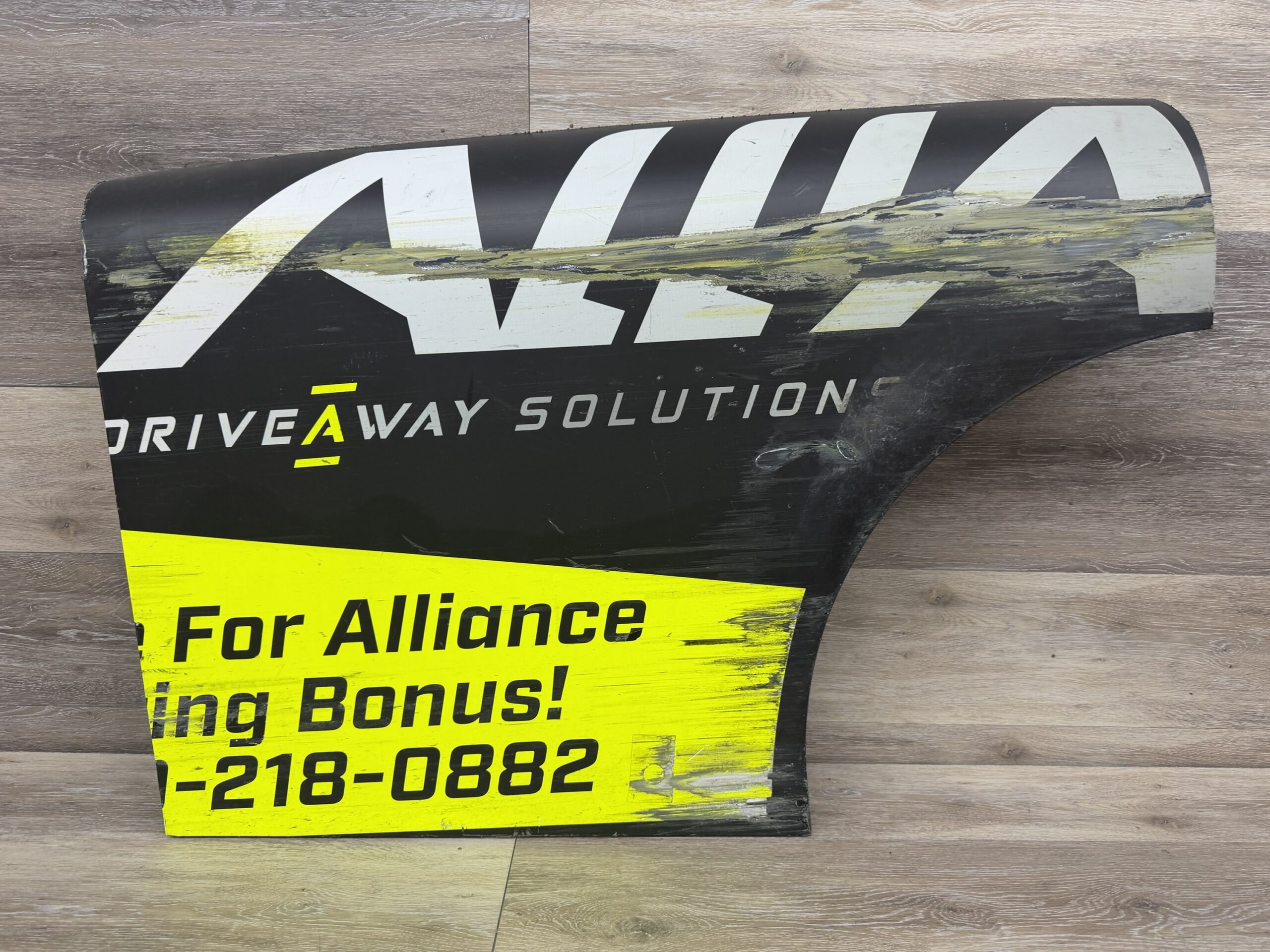 NASCAR #51 Jeremy Clements 2026 Las Vegas Alliance Race Used Qtr Panel
